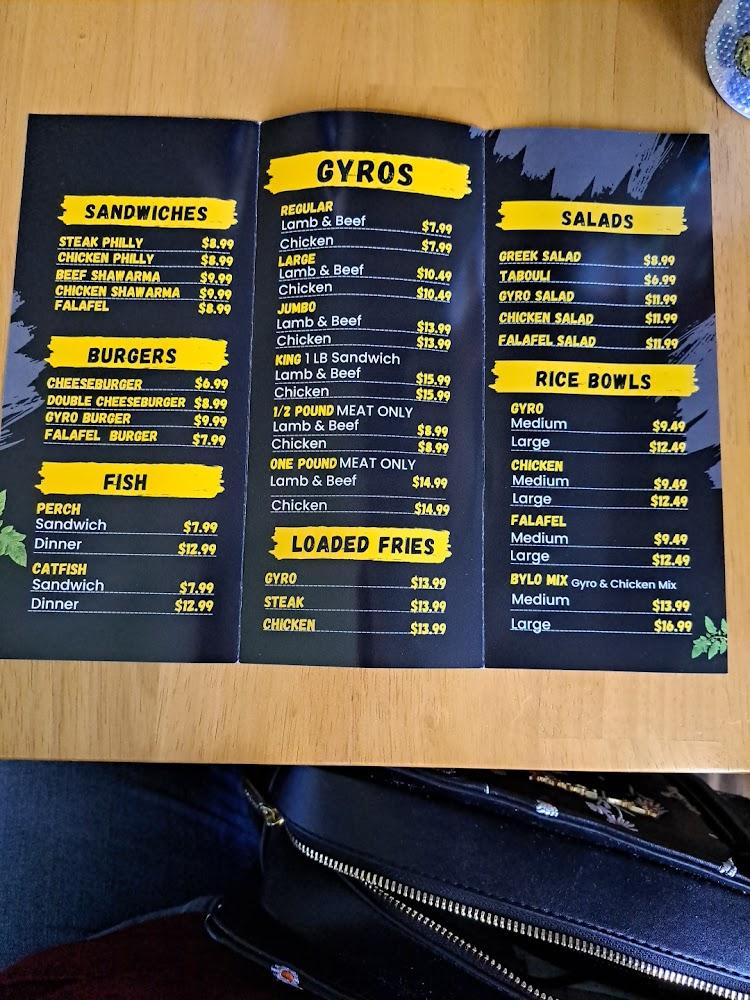 Bylo Gyro Parma Menu image 4